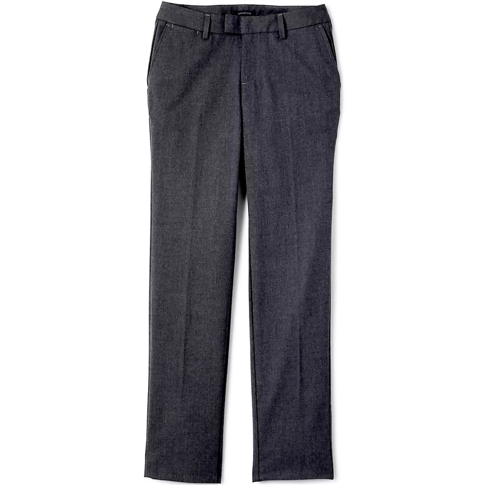 Lands' End Dark Gray Ponte Dress Pants, Size 16W